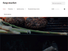 Tablet Screenshot of fuegomarket.com